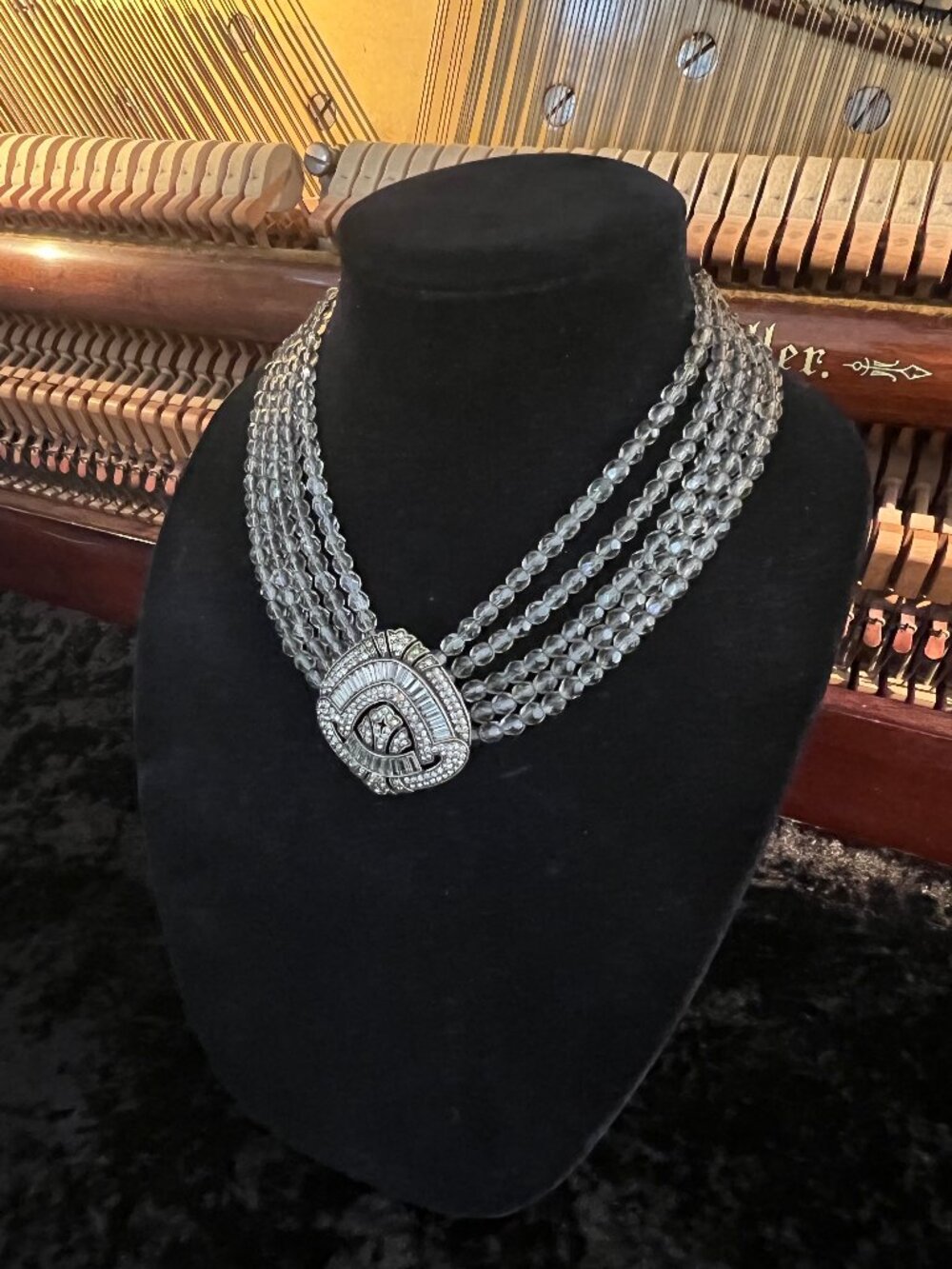 Heidi Daus Five Strand Choker/Princess Necklace